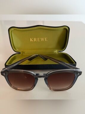KREWE Brown Blue Gradient Lens Sunglasses